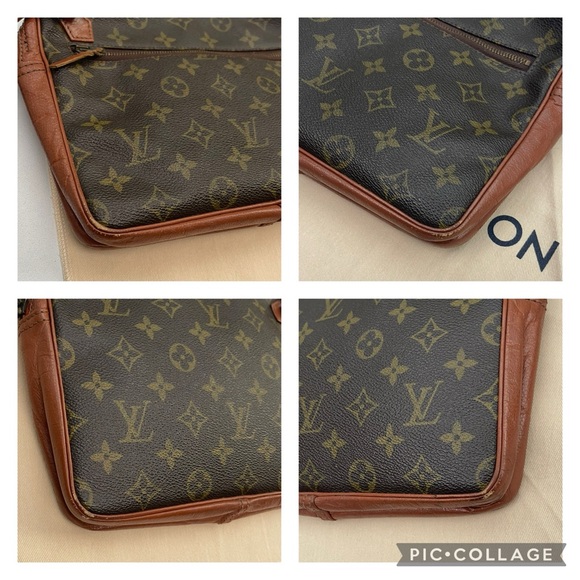 Authentic Louis Vuitton Monogram Vintage Clutch Wristlet & LV Dust Bag - Picture 15 of 16